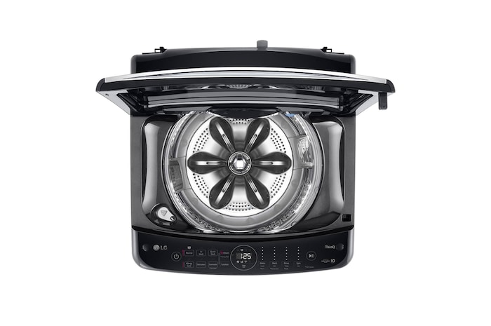  Top view with door open