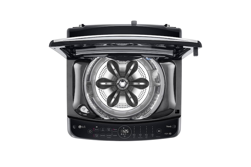 Top view with door open