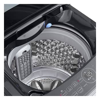 LG AI DD™ Top Load Washing Machine, 11.5KG, Platinum Black, TV2111SV5J