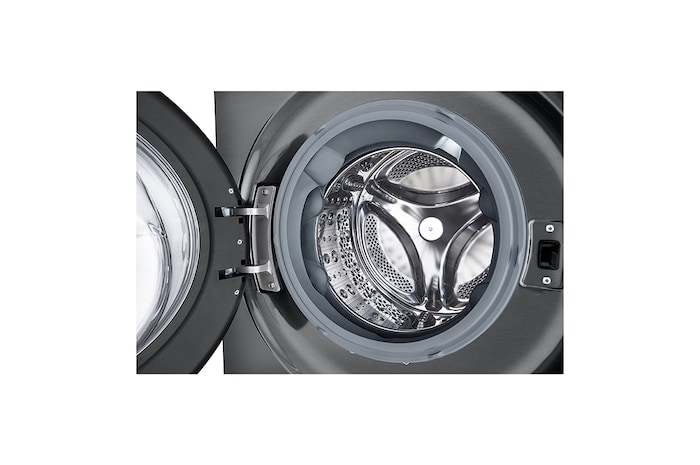 LG 14/10kg AI DD™ Front Load WashTower™ in Black Steel, WT1410NHB