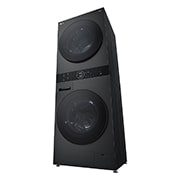 LG 14/10kg AI DD™ Front Load WashTower™ in Black Steel, WT1410NHB