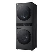 LG 14/10kg AI DD™ Front Load WashTower™ in Black Steel, WT1410NHB