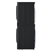 LG 14/10kg AI DD™ Front Load WashTower™ in Black Steel, WT1410NHB