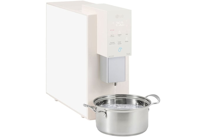 LG Objet Collection Tankless Water Purifier with 4-Stage Filtration in Beige, WD518AN