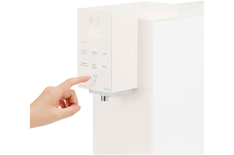 LG Objet Collection Tankless Water Purifier with 4-Stage Filtration in Beige, WD518AN