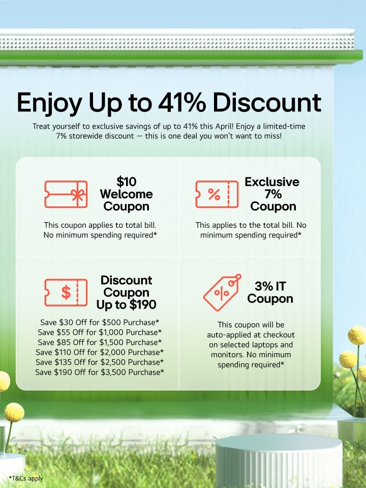 Enjoy Up to 41% Discount