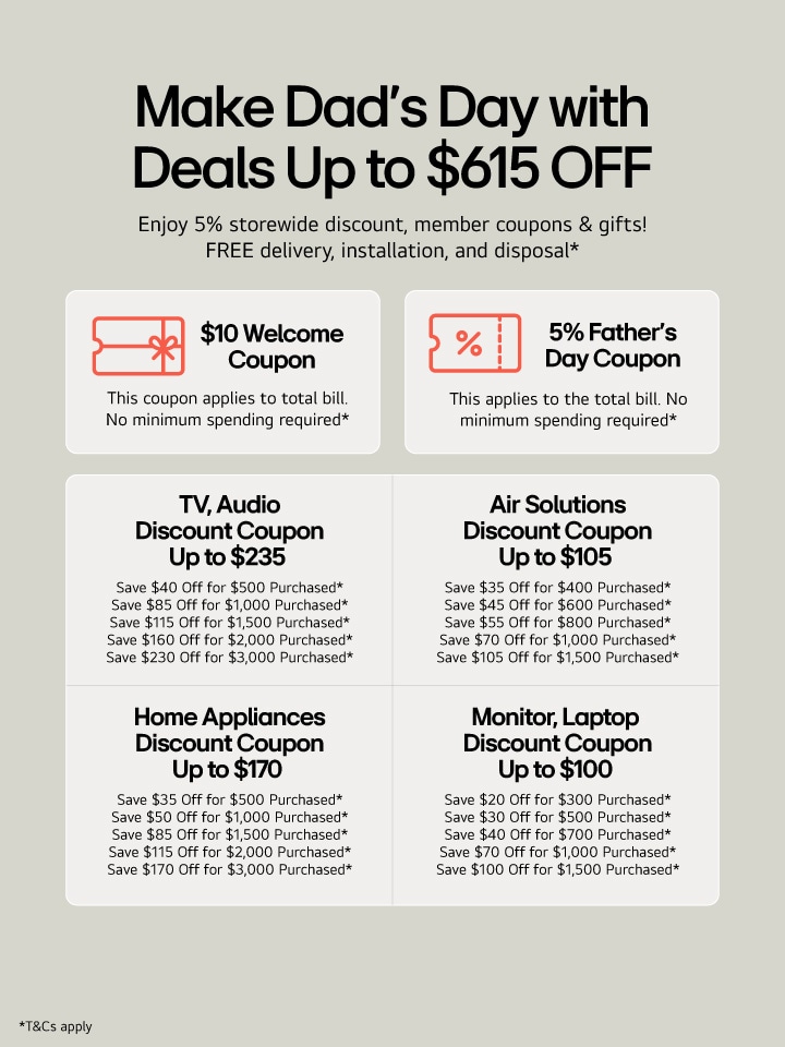 Deals Up to $615 OFF