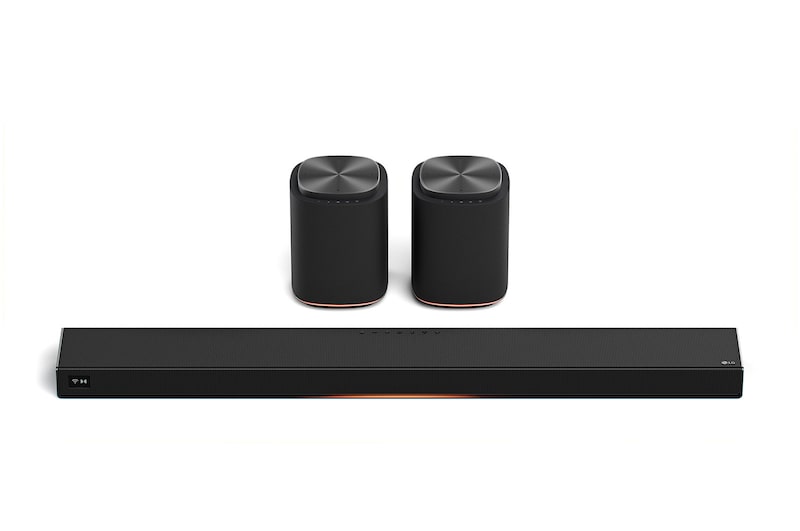 Front view of Sound Suite Immersive Suite 7 (set) with 2 surround speakers (H7 + M7 2ea) H7.M7002
