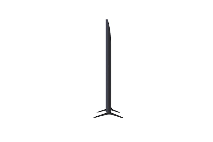 Side view of LG NanoCell TV, NANO81