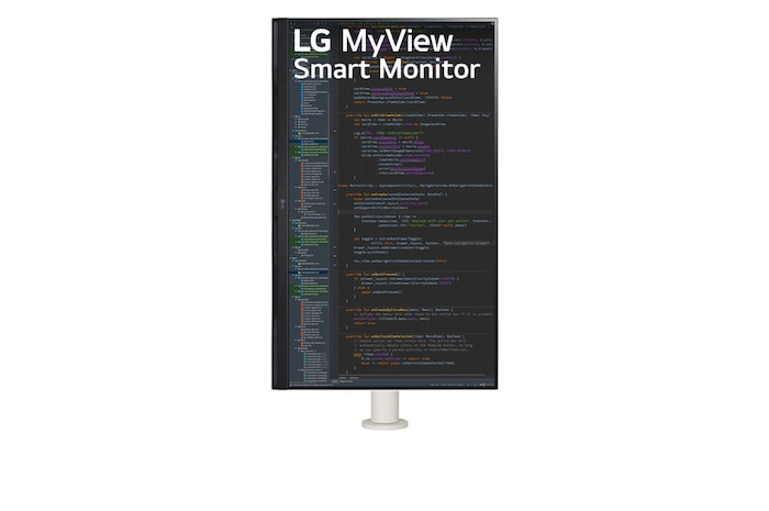 LG UHD 4K 32" SMART Monitor with Ergo Stand, 32SQ780S-W