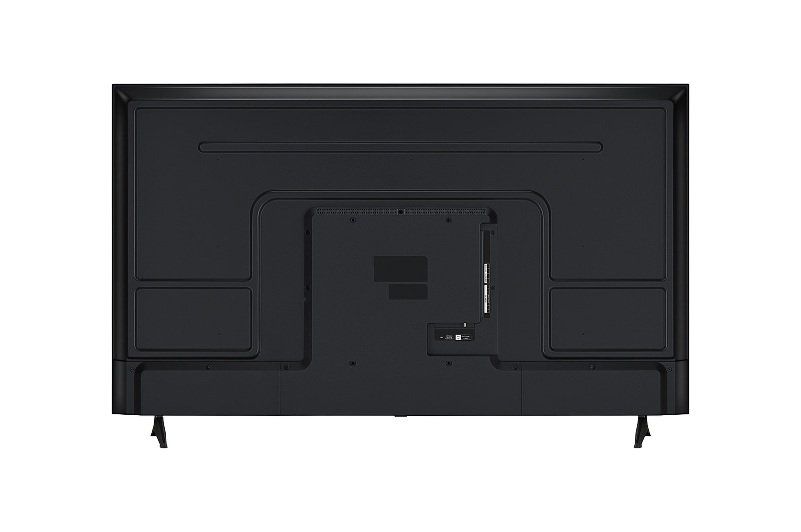 มุมมองด้านหลังของทีวี LG UHD UA73
