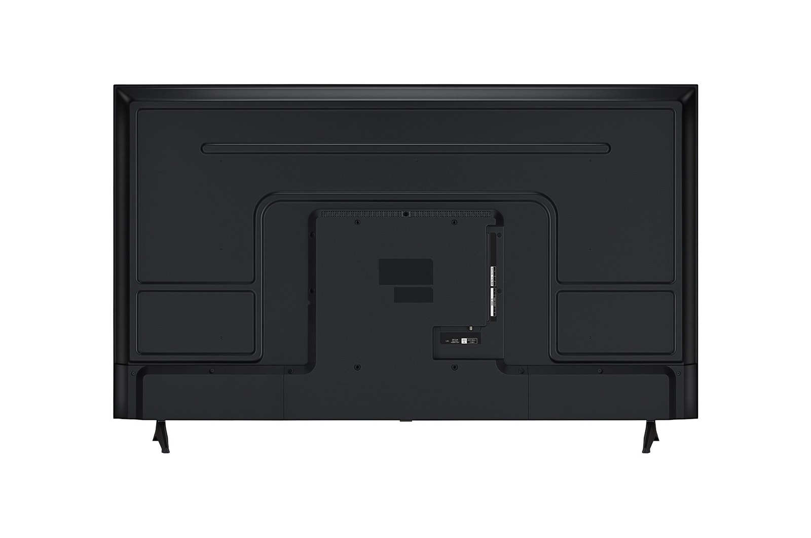 มุมมองด้านหลังของทีวี LG UHD UA73