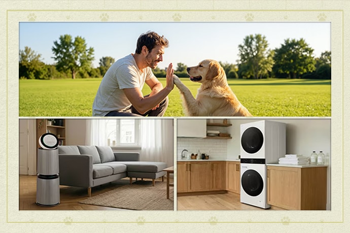 ภาพที่มีการนำเสนอ เครื่องใช้ไฟฟ้าในบ้านของ LG