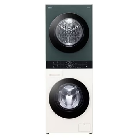 Wash Tower ซักผ้า 14 กก. และอบผ้า 10 กก. รุ่น WT1410NHEG ระบบ AI DD™ พร้อม Smart WI-FI control ควบคุมสั่งงานผ่านสมาร์ทโฟน