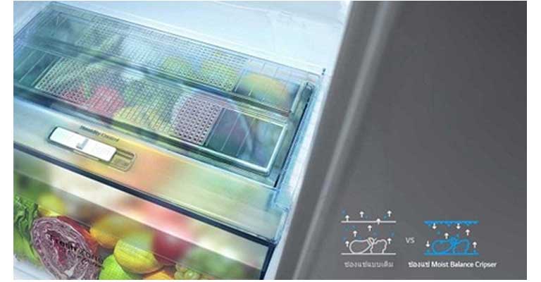 ตู้เย็น 1 ประตู LG วางอยู่ในห้องครัว
