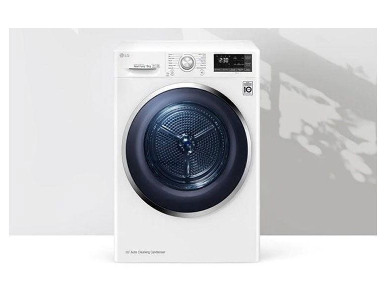 เครื่องอบผ้า LG สีขาว