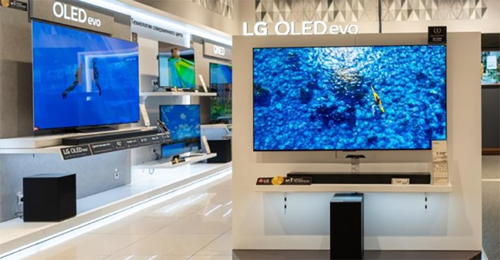 เลือกซื้อจอโทรทัศน์ LG OLED evo