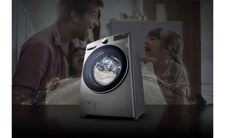 เครื่องซักผ้าฝาหน้า LG