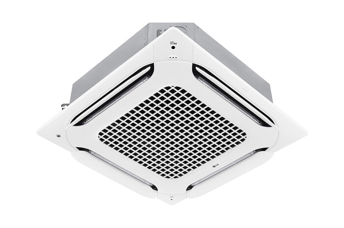 LG Dual Vane Cassette, ชุดอุปกรณ์ภายในอาคาร, ARNU28GTBB4 มีรูปทรงสี่เหลี่ยม และอากาศสามารถกระจายได้สี่ทิศทาง