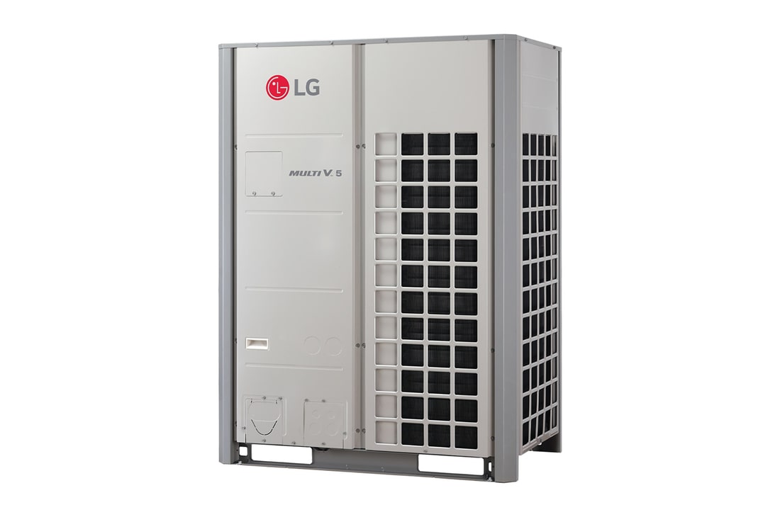 ชุดอุปกรณ์ภายนอก LG MULTI V 5 ARUV201LLS5, 20 แรงม้า, ช่องลมทรงสี่เหลี่ยมที่ด้านหน้าและด้านขวาของเครื่อง	