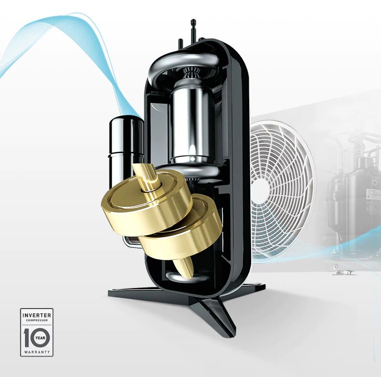 Dual Inverter Compressor™ With 10 Year Warranty