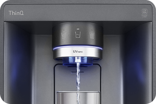 นี่คือภาพที่ฟังก์ชัน UVnano™ ที่ช่วยให้น้ำสะอาด ปลอดภัย