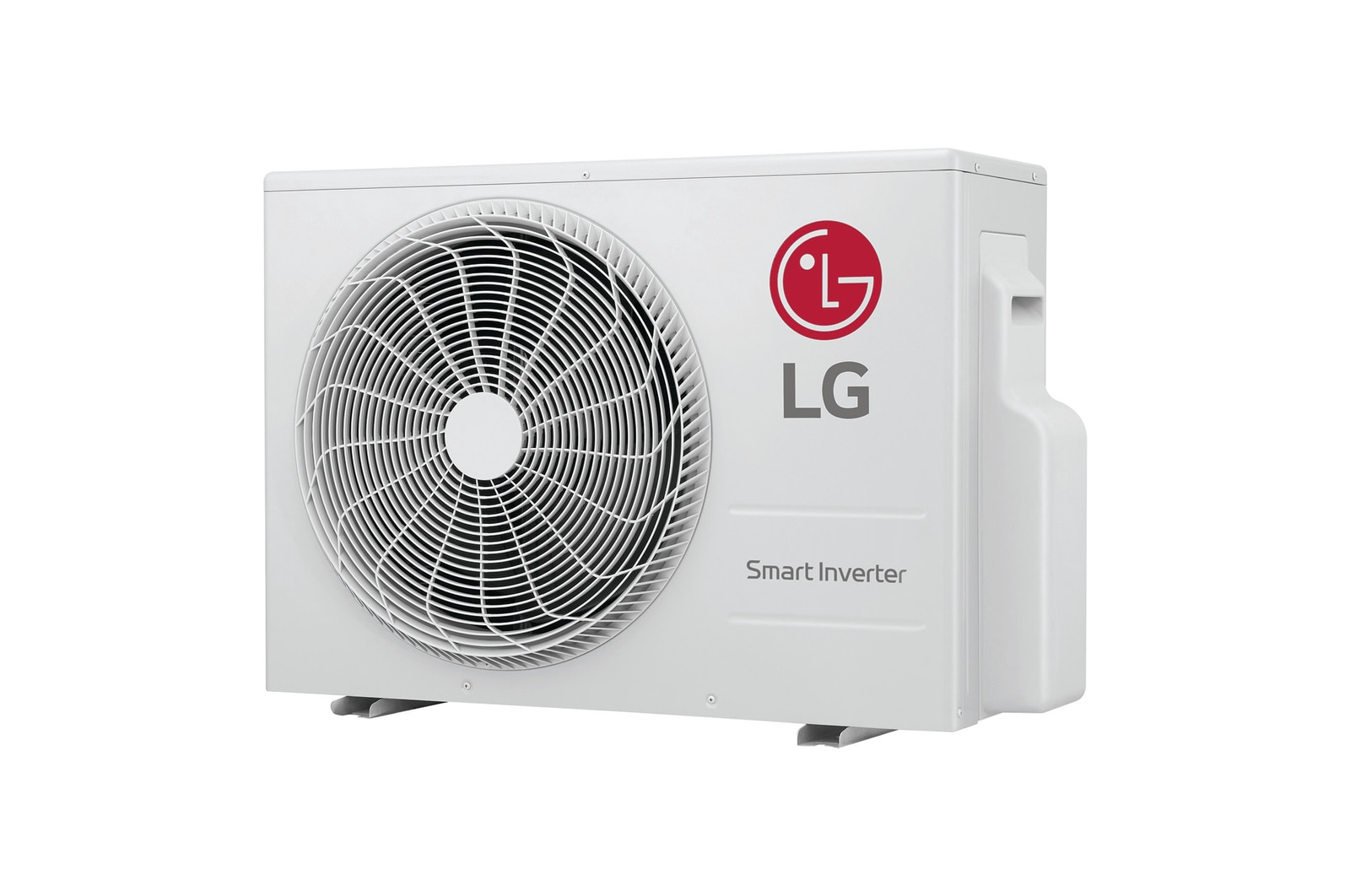 Right perspective view of the LG 1 Way Ceiling Cassette with the vane close.