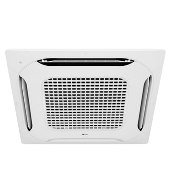 Right perspective view of the LG 1 Way Ceiling Cassette with the vane close.