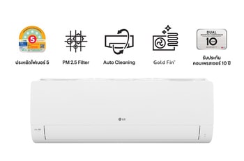 แอร์อินเวอร์เตอร์ 21,200 BTU รุ่น ICE24M LG DUALCOOL ICE