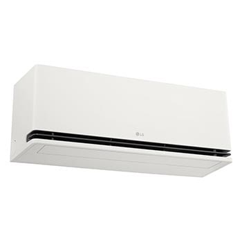 มุมมองด้านหน้าซ้ายมุมต่ำของเครื่องปรับอากาศ LG ai
