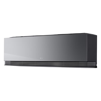 ภาพประกอบเทคโนโลยี LG AI Air ในห้องนั่งเล่นที่มีเครื่องปรับอากาศติดผนัง ระบบจะปรับการไหลเวียนของอากาศโดยการตรวจจับอุณหภูมิห้องและตำแหน่งของผู้ใช้ ข้อความประกอบระบุว่า: 'AI Air พร้อมเซ็นเซอร์เรดาร์: AI Air ตรวจจับอุณหภูมิห้องและปรับการไหลเวียนของอากาศตามตำแหน่งของคุณเพื่อความสบาย'