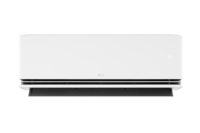 มุมมองด้านหน้าของเครื่องปรับอากาศ LG 12000 BTU DUALCOOL AI Air {SEQ13A}