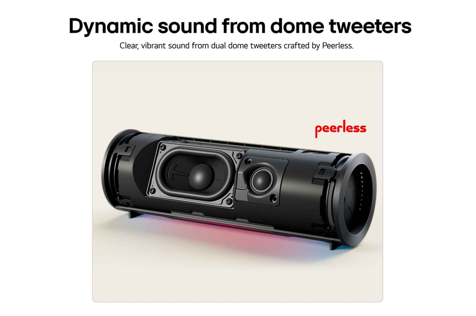 USP card: Dome tweeter