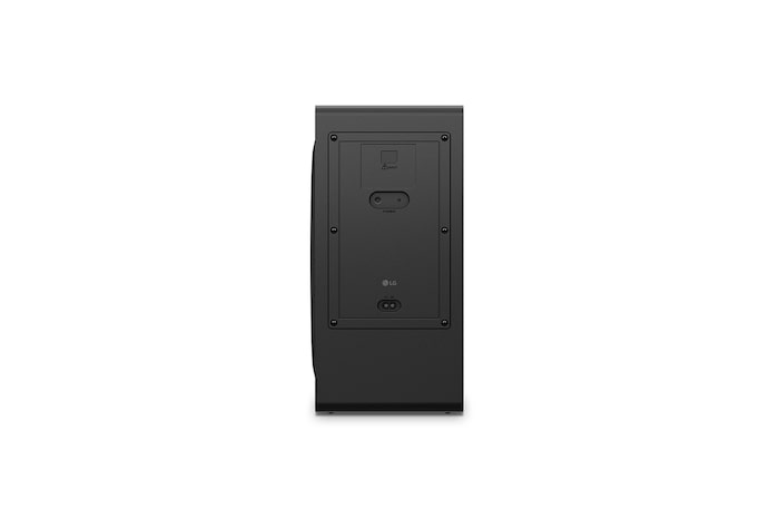 Back view of the subwoofer