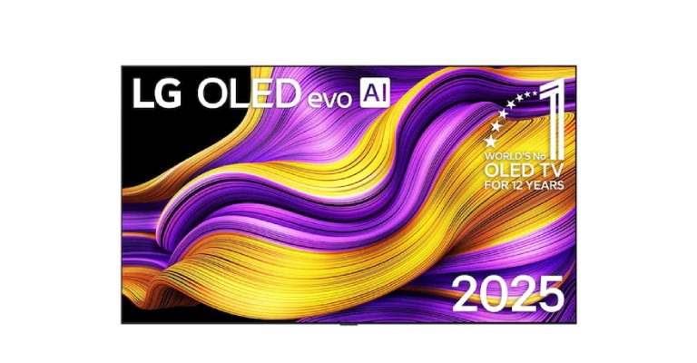 LG OLED evo AI TV หน้าจอแสดงภาพสีสันสดใส