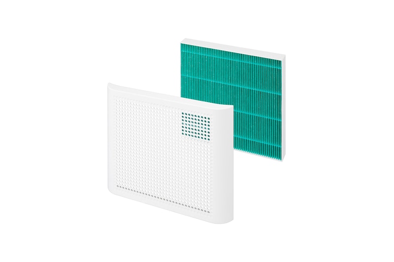 มุมมองด้านหน้าของ ชุดฟิลเตอร์กรองอากาศ (Air Purification Kit) สำหรับเครื่องลดความชื้น LG Puricare สำหรับ รุ่น DD23GMWE1 PDARSC01.ASTD