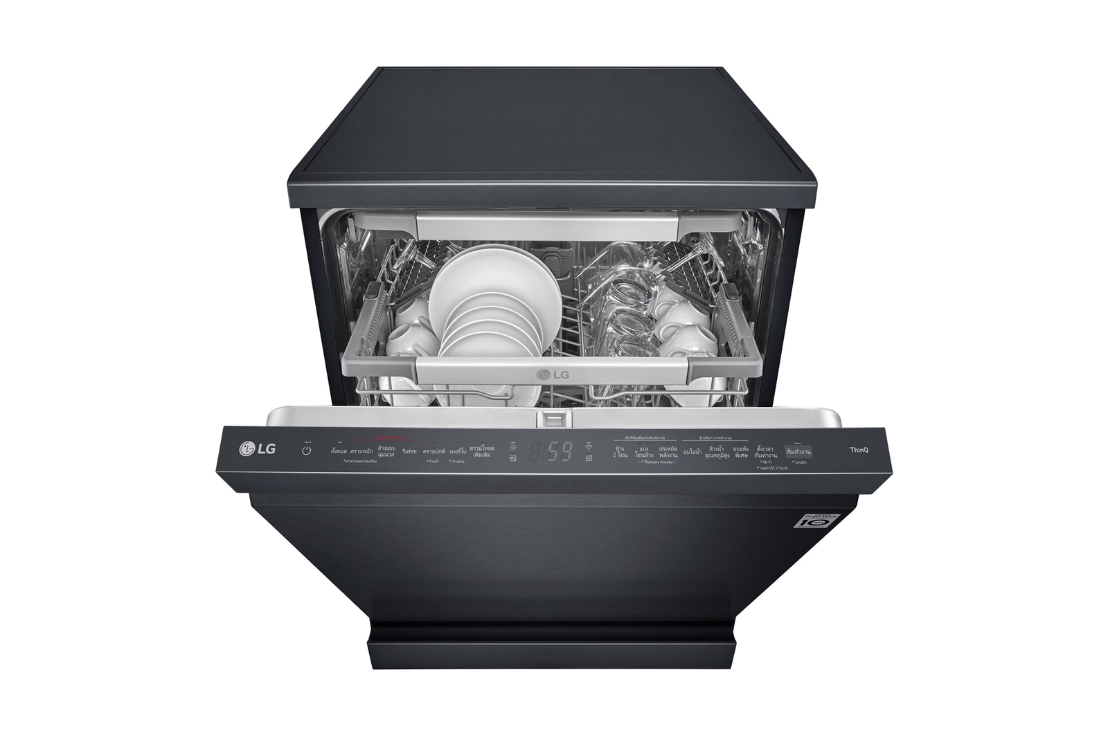 LG เครื่องล้างจาน DFC335HM สีดำ มี WI-FI control, DFC335HM