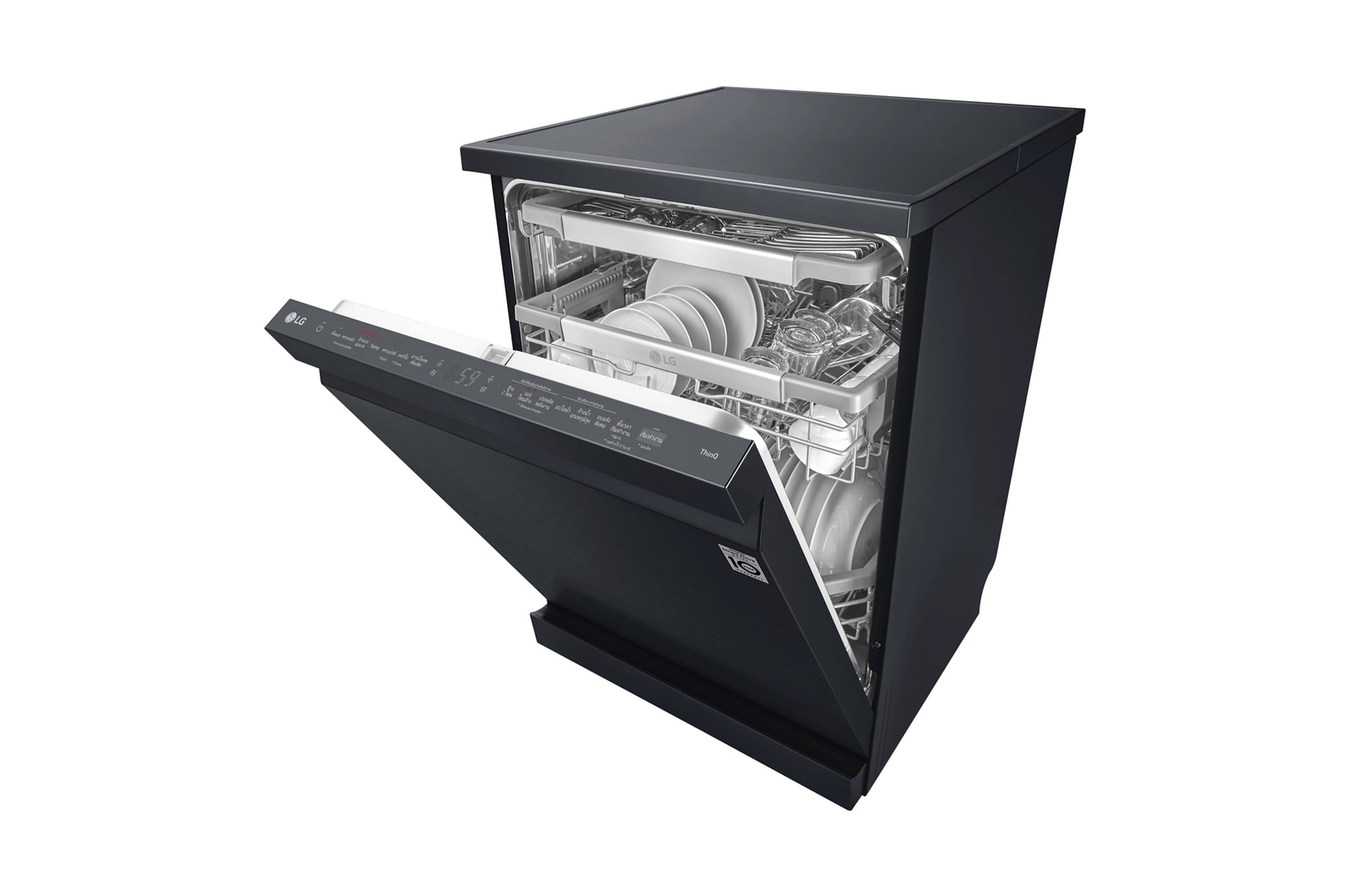 LG เครื่องล้างจาน DFC335HM สีดำ มี WI-FI control, DFC335HM