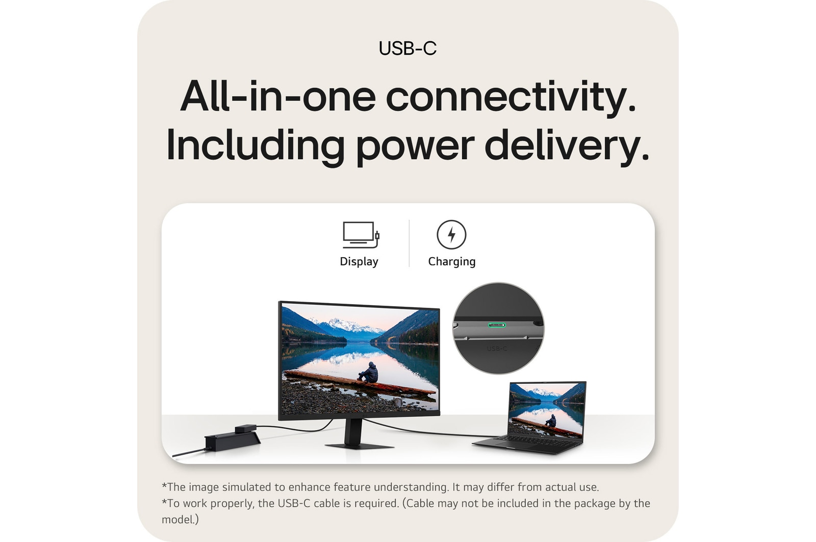 LG จอคอมพิวเตอร์ LG 27" QHD IPS รุ่น 27U631A-B พร้อม USB-C, 27U631A-B