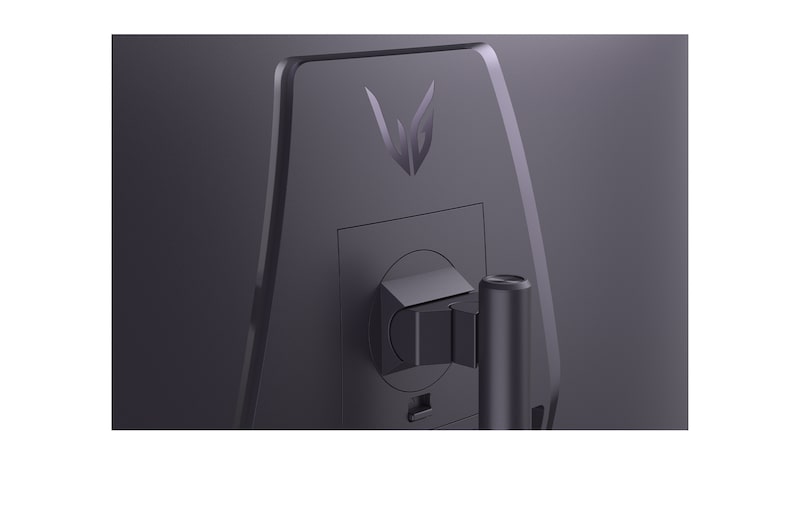 rear close-up view of stand mount of 34G630A