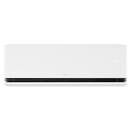มุมมองด้านหน้าของเครื่องปรับอากาศ LG รุ่น SEQ ที่ทำงานมีประสิทธิภาพด้วย AI