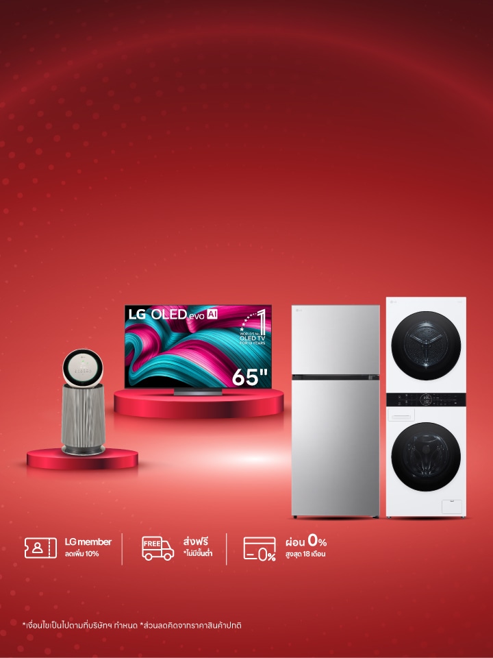 Flash Sale เครื่องใช้ไฟฟ้า LG