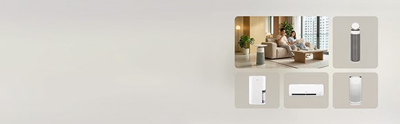 ตัวช่วยอากาศสะอาดจากแอร์และเครื่องฟอกอากาศ LG