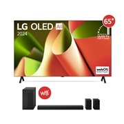 มุมมองด้านหน้าของ 65” OLED evo รุ่น OLED65B4PSA ฟรี ลำโพง SoundBar รุ่น S60TR OLED65B4PSA.S60TR