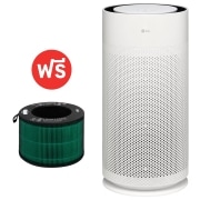 มุมมองด้านหน้าของเครื่องฟอกอากาศ LG PuriCare™ AeroHit AS35GGW10.PFS