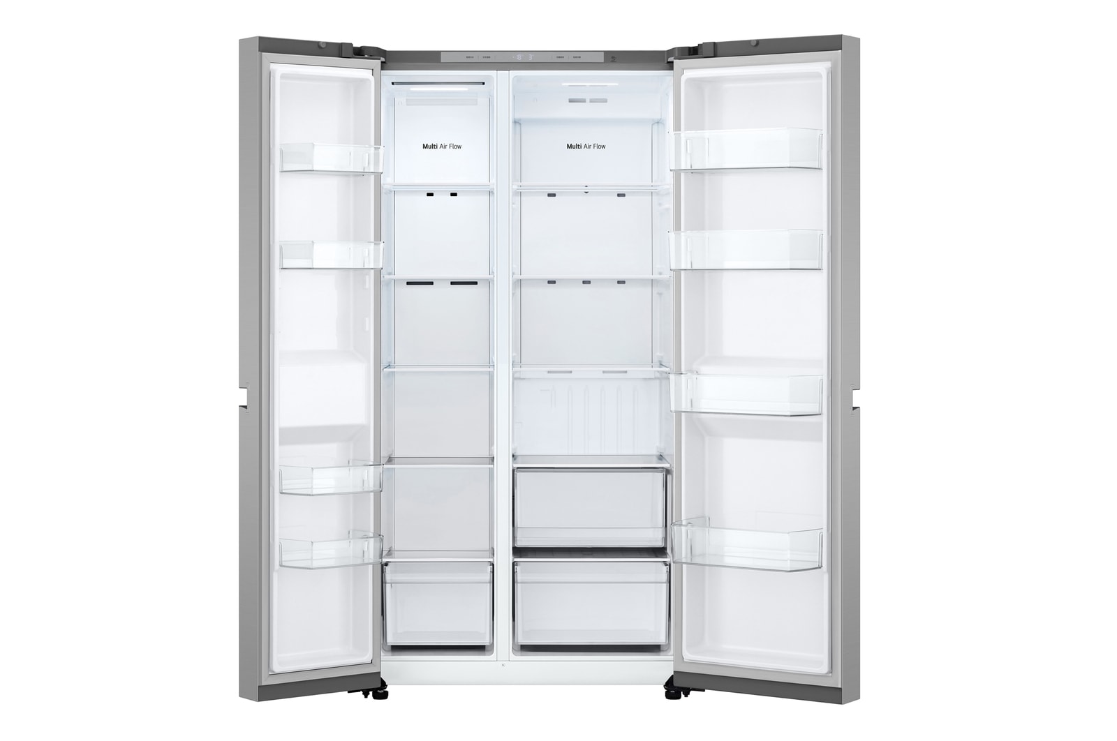 Front view door open without food
