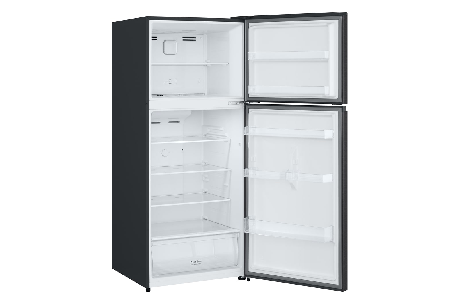 Side view with door open