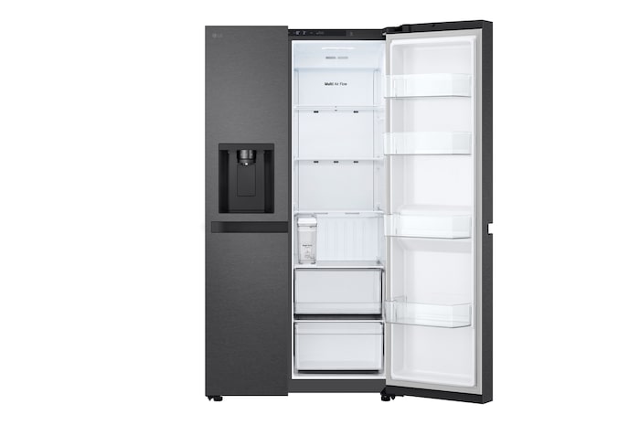 Front right side door open without food view