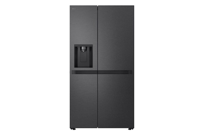 มุมมองด้านหน้าของสินค้า ตู้เย็น Side-by-Side ขนาด 22.4 คิว GC-L257KQKW ระบบ Smart Inverter