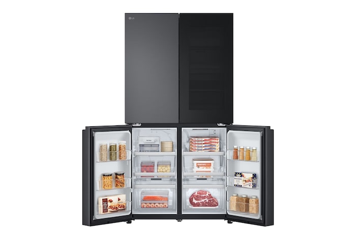 LG ตู้เย็น Instaview Multi-Door 23.5 คิว GC-V24FFCHB รองรับ Smart Wi-Fi , GC-V24FFCHB